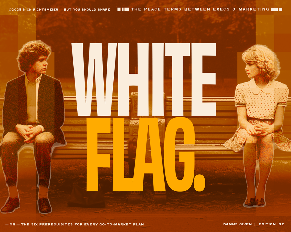 The peace terms between execs and marketing